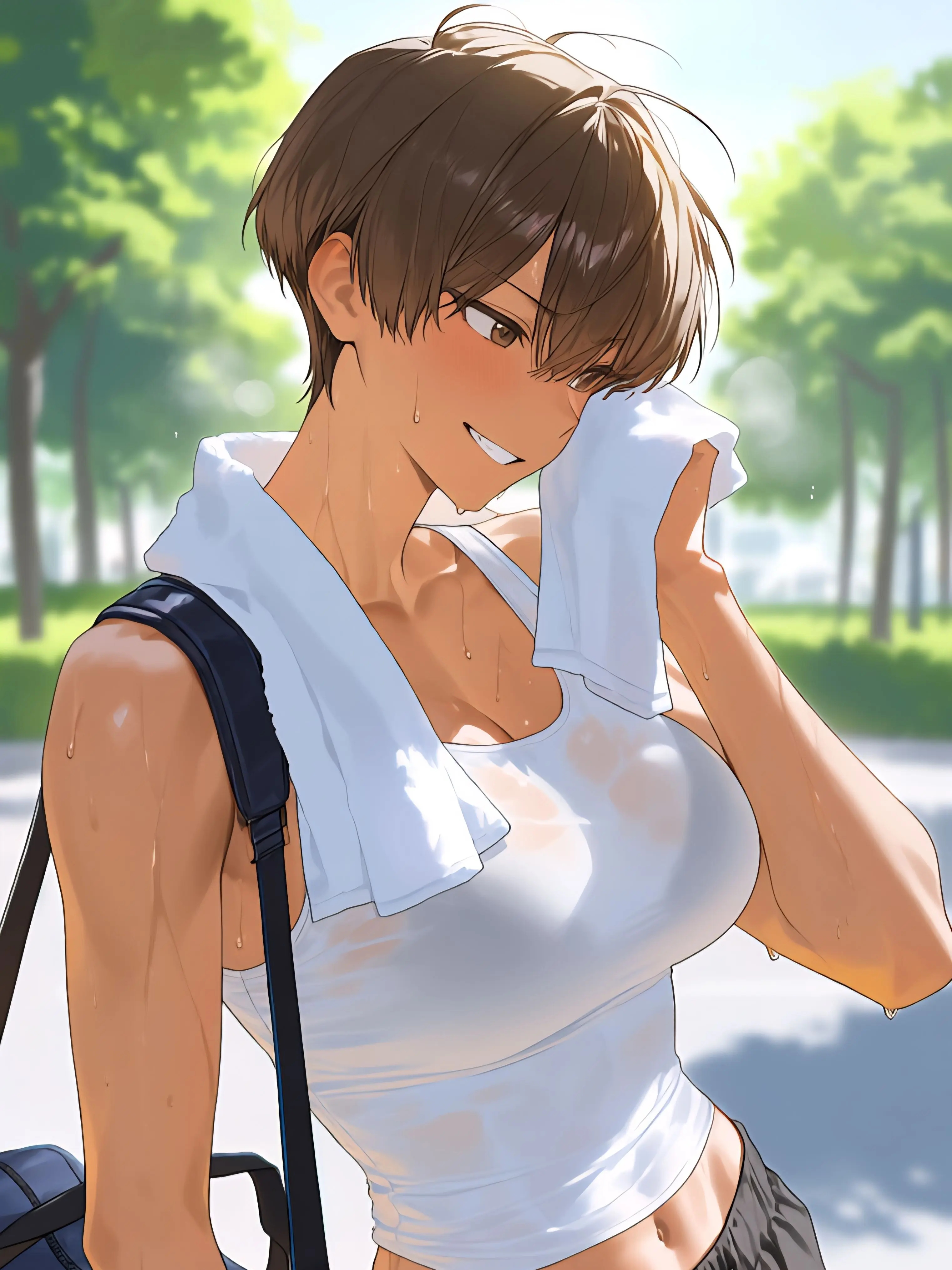 Miko147의 先輩と夏休み