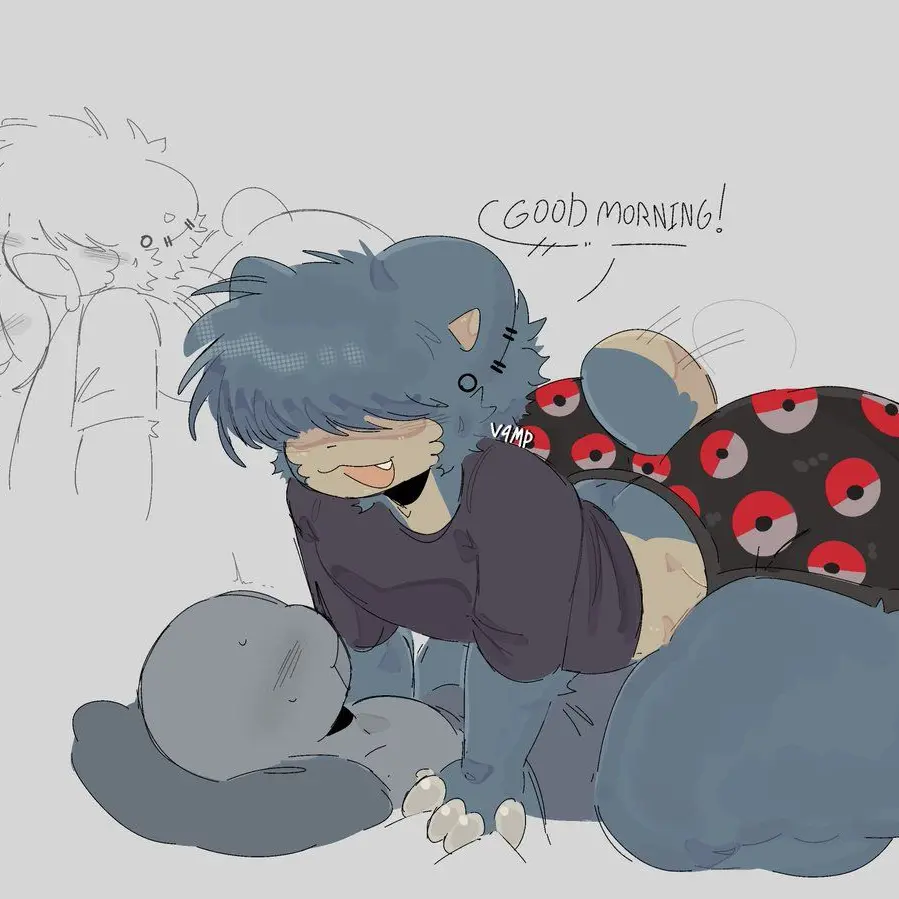 Takeyourskinoff의 Snorlax Femboy Roommate