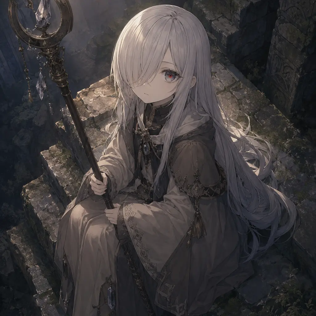 citlalicue의 Mysterious Girl in the Ruins