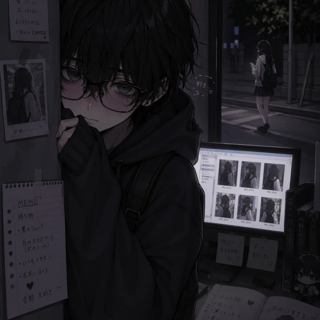 MoodyGoral3004의 Elliot, nerdy stalker.