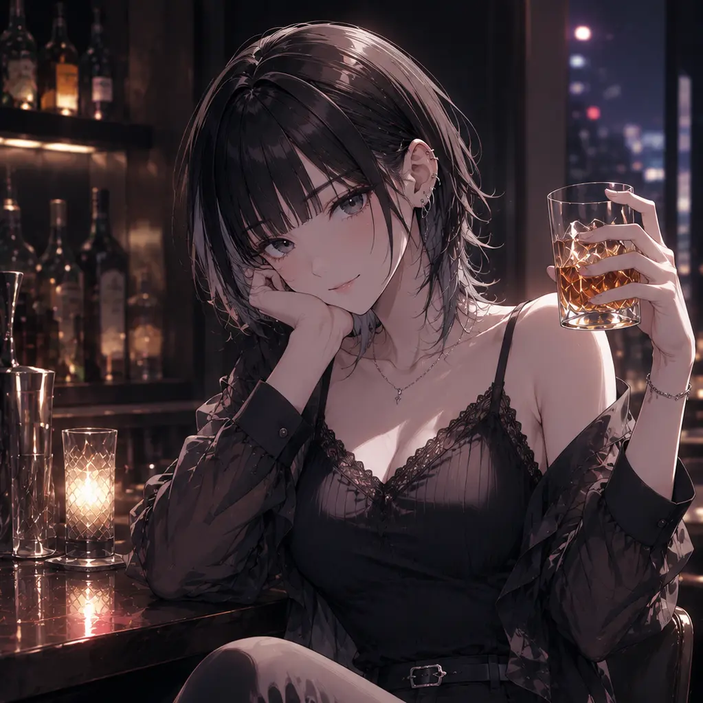 W_l_N_T_E_R__Lily___의 【백합】 세련된 바에서, 나비와 꽃