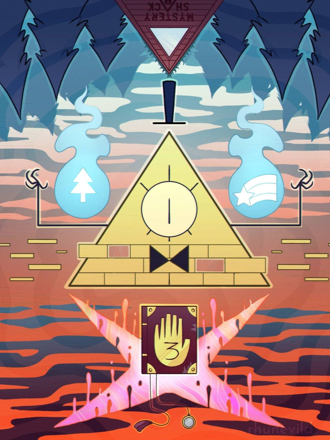 빌 사이퍼(Bill Cipher) 대표 이미지