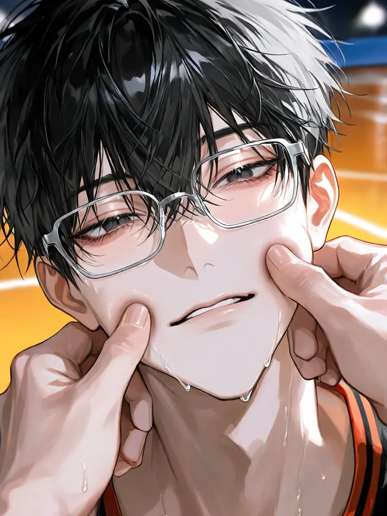 megami.mega의 Squishy-Cheeked Basketball Boy