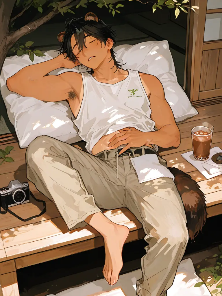 nilmomio의 The Mountain Lord Sleeps on the Porch