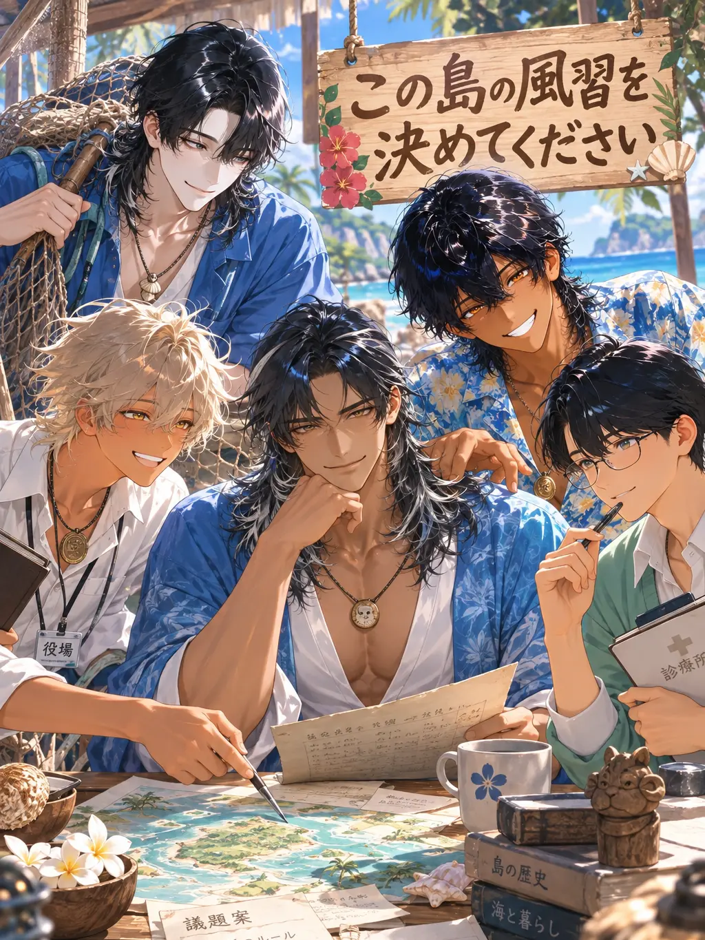 CattyTulip0595의 この島の風習を決めてください