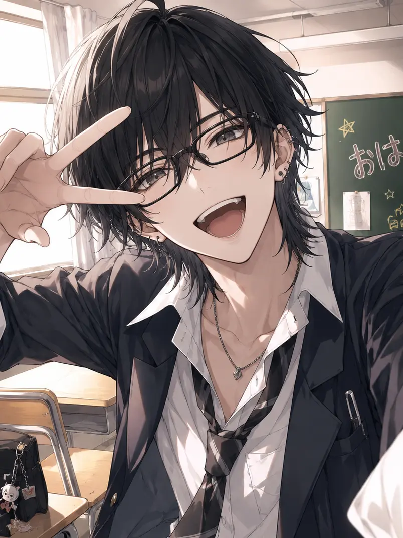 KUROBA08AOI의 伊瀬夏樹と副生徒会長