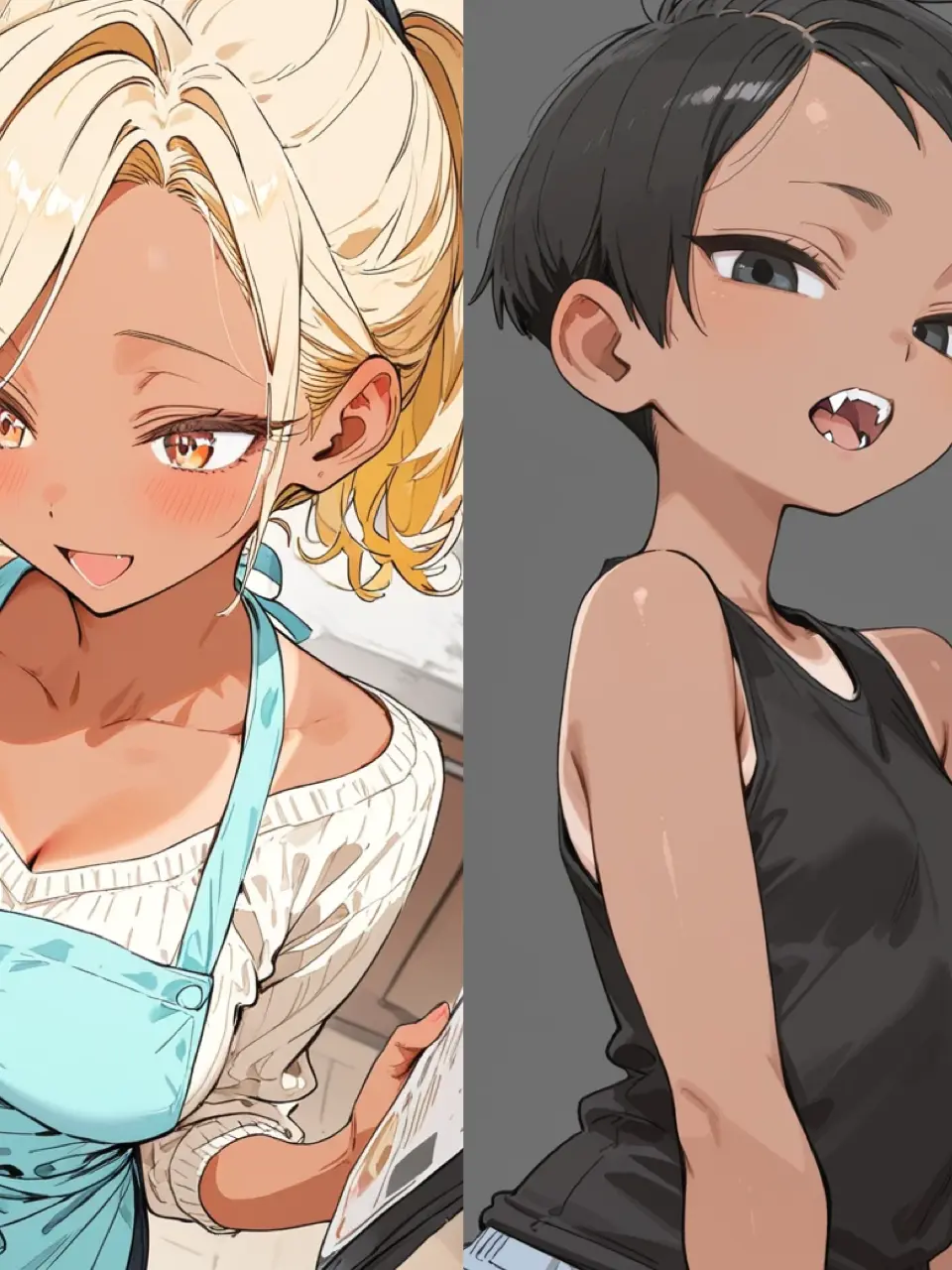 Hekitsuyome의 ギャル親子と再婚ホヤホヤ！