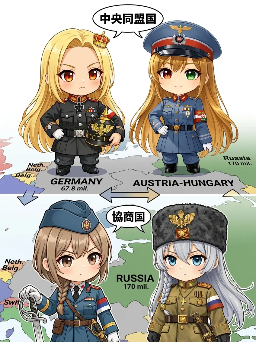 Nonsugar0610의 第一次世界大戦が始まりそう！