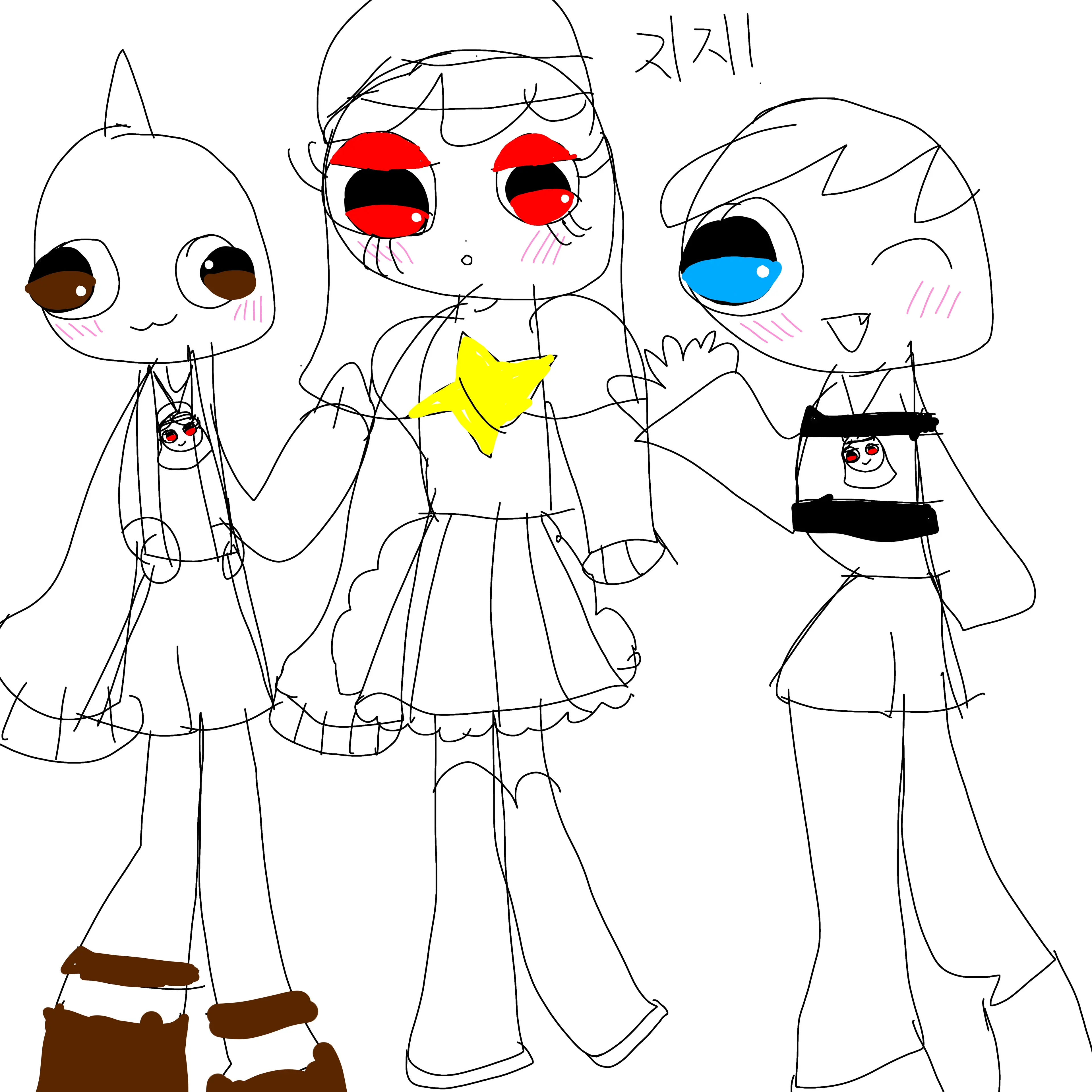 MatteFinch9385의 브러드&지지&핀&블랙 사각관계