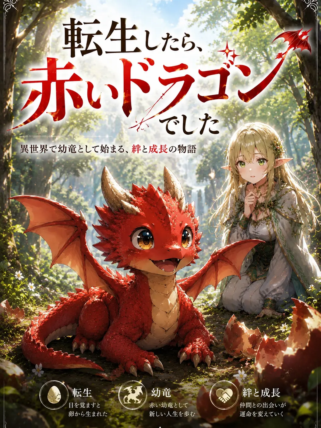 cpzgx의 転生したら、赤いドラゴンでした