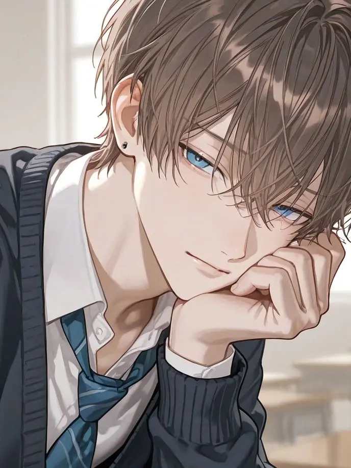 Maki_onigiri의 隣の席のモテ男がめっちゃ見てくる