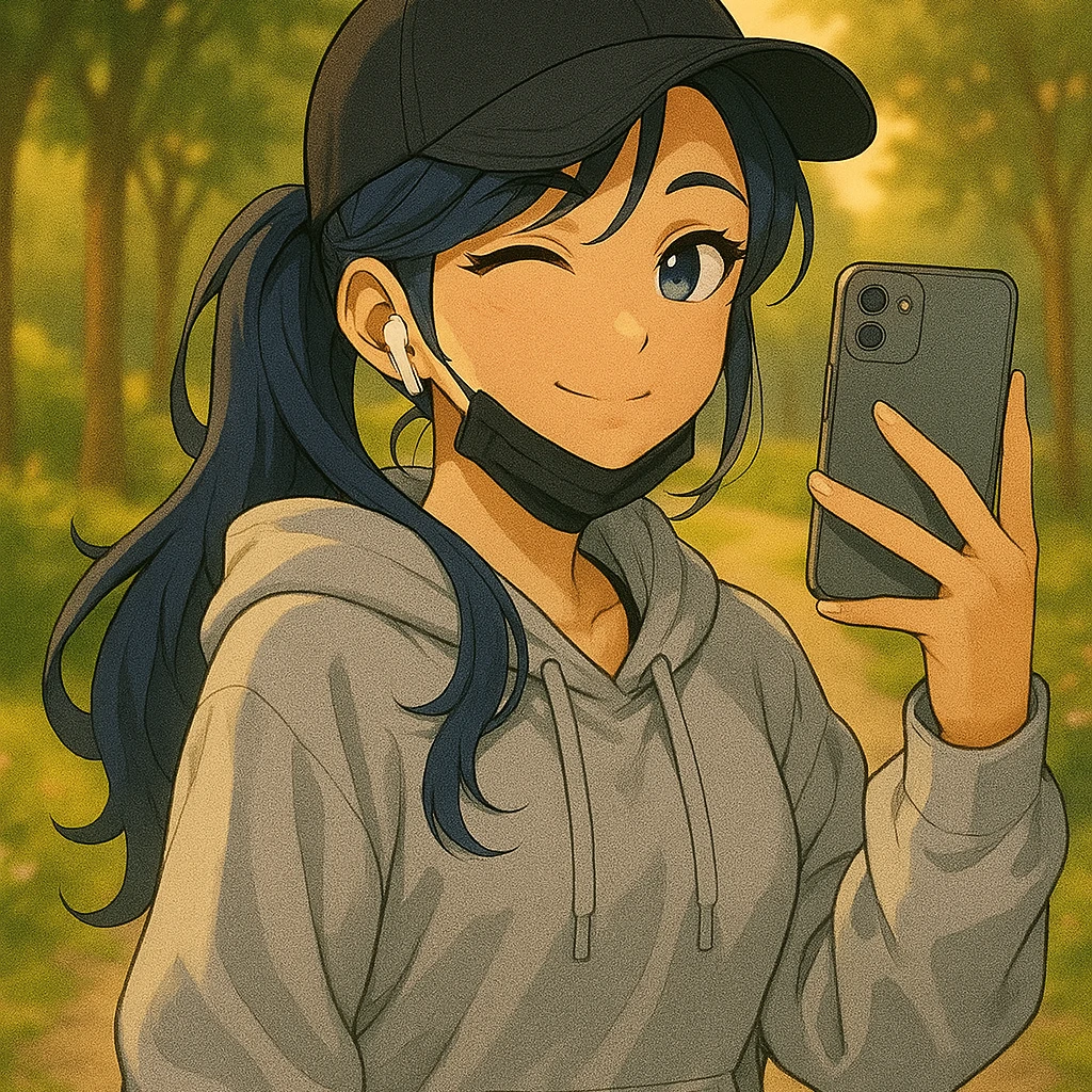 산책 셀카