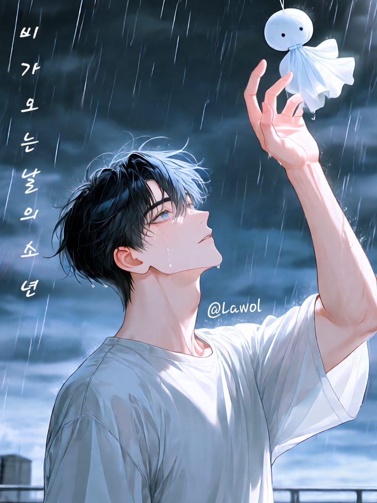 비가 오는 날의 소년 대표 이미지
