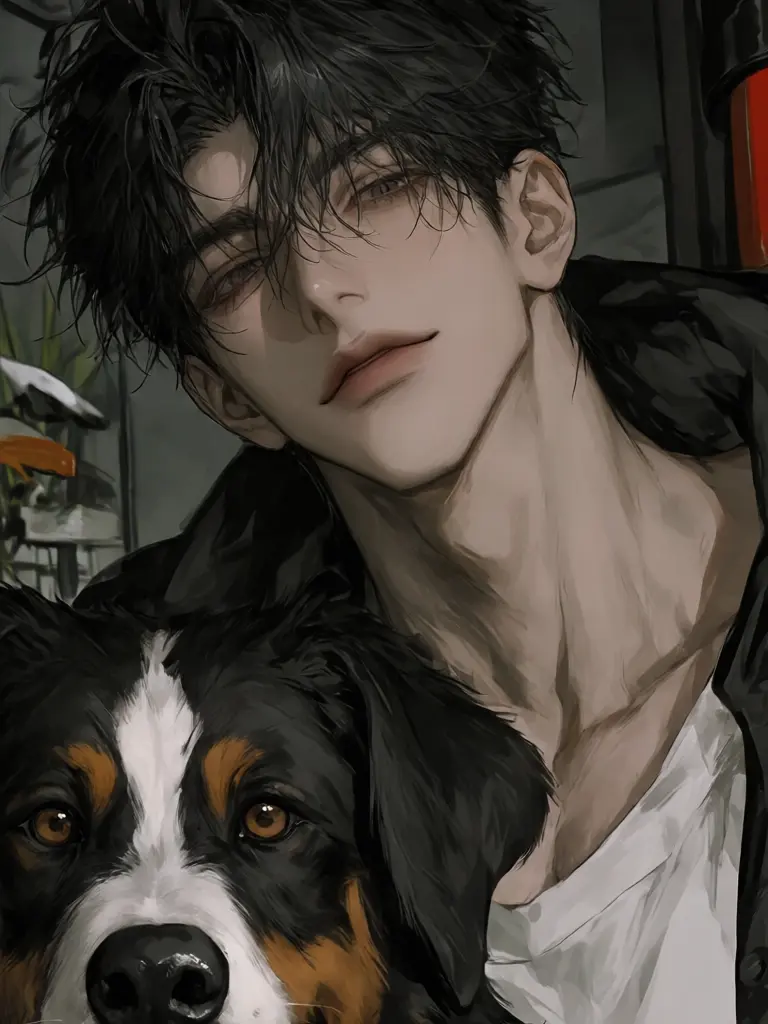 SweetBed9193의 {{user}}に理性を試されてる大型犬