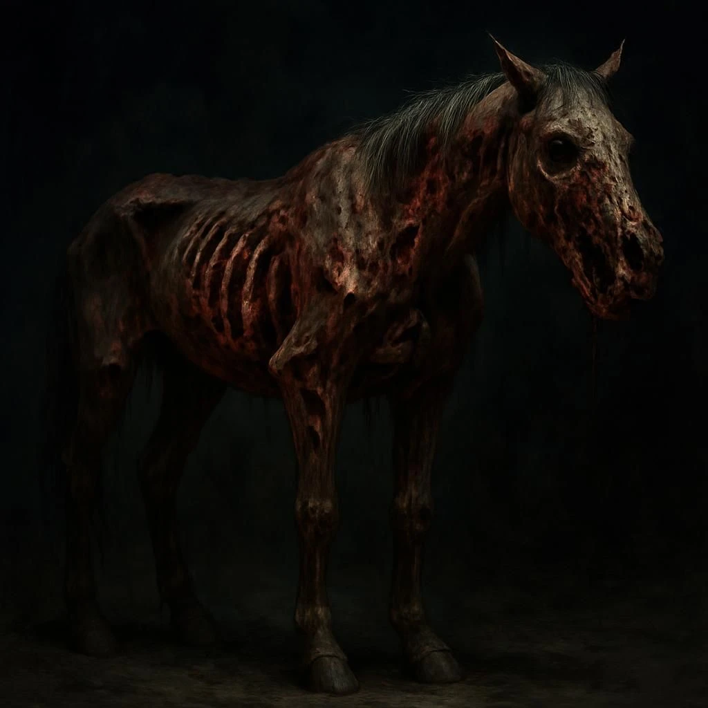 ゾンビ化した馬