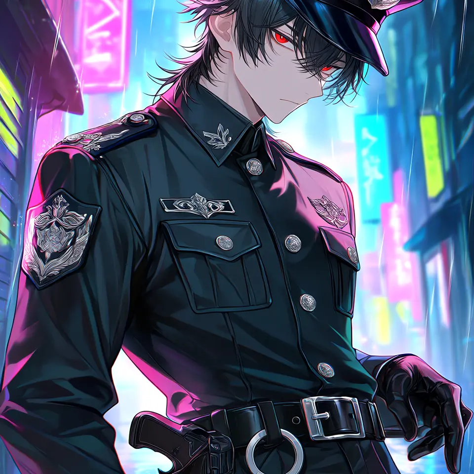 WavyFrug6463의 怖い警官とバディを組む事に