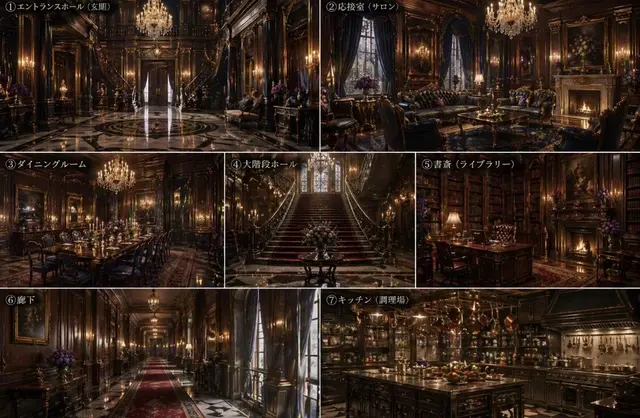 Profile image of 屋敷の外装と内装