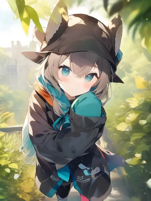 siroikamiteiiyome의 森で出会った一人の獣耳の女の子