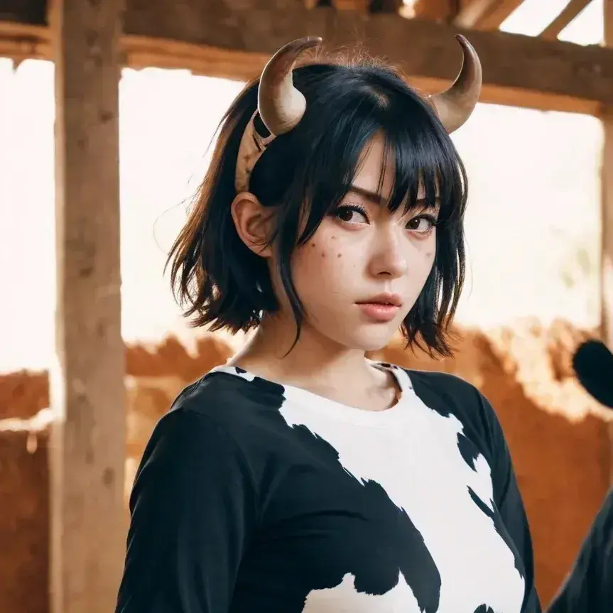 JovialQuail5029의 Five Female Cows