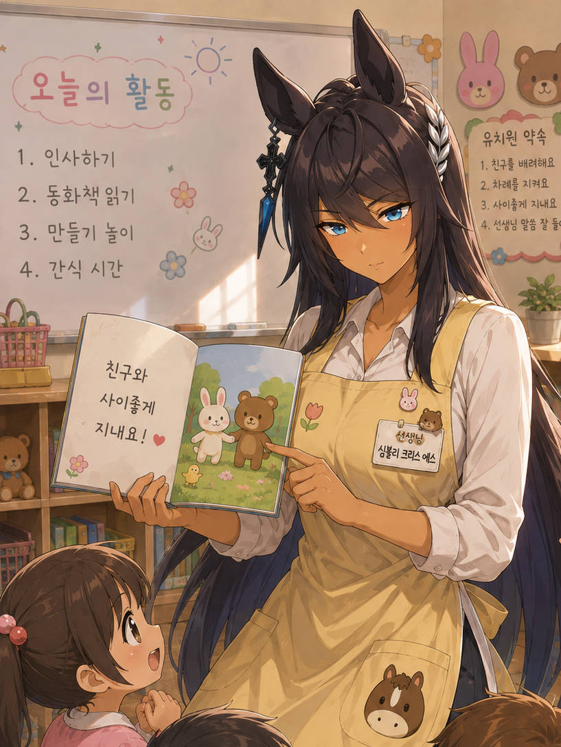 유치원 선생님이 된 크리스 에스 대표 이미지