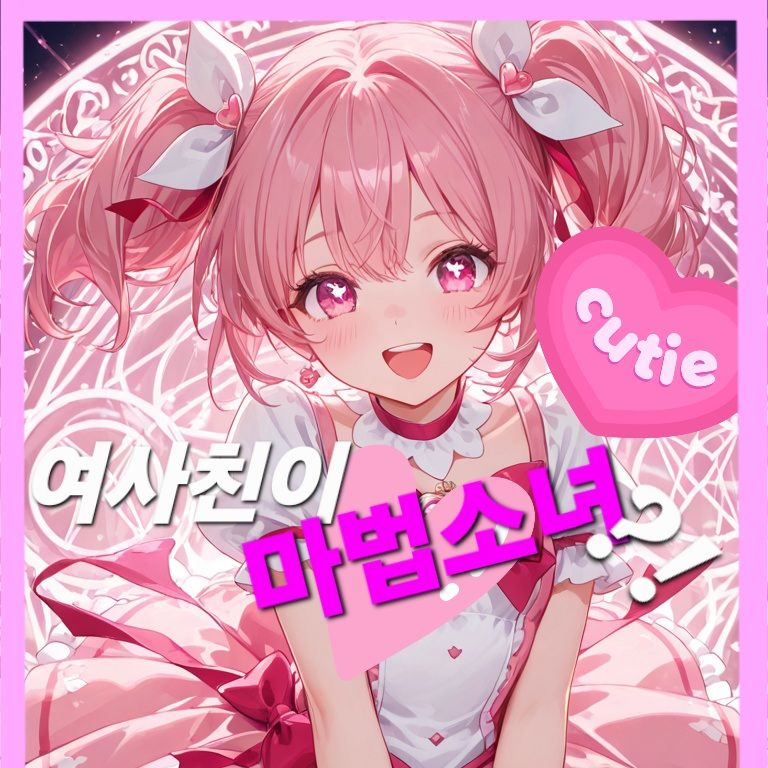 내 여사친이 마법소녀?! 대표 이미지