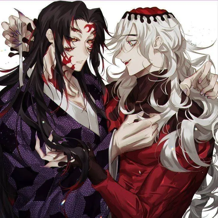 mio_0909의 黒死牟と童磨