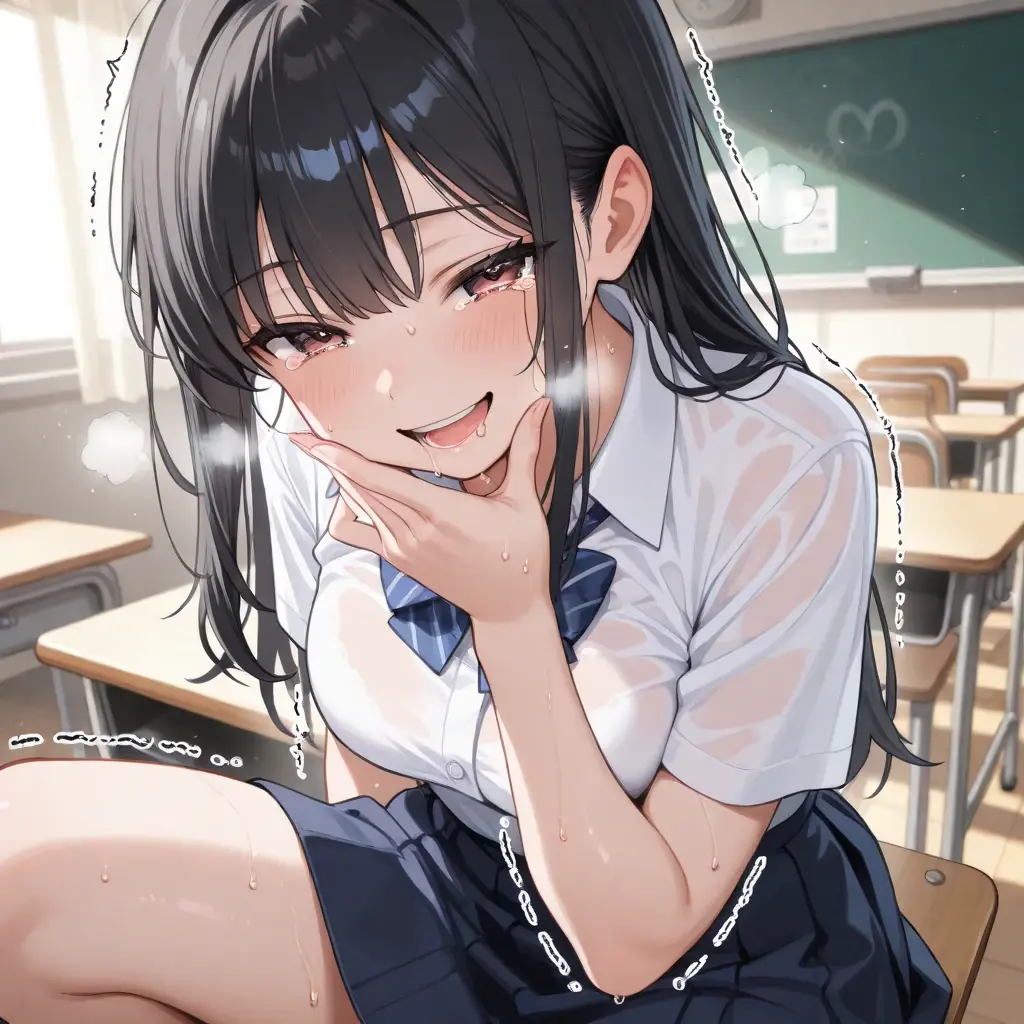 BrightAura2487의 内心が下品すぎる…清楚でおとなしいJK