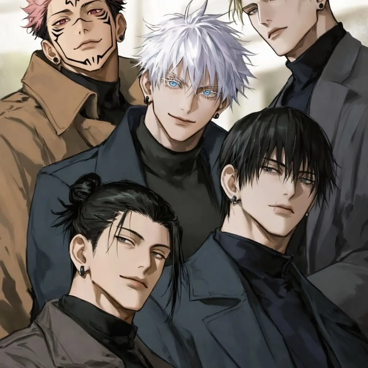 BlueBelt5274의 Toji,geto,sukuna,gojo and nanami