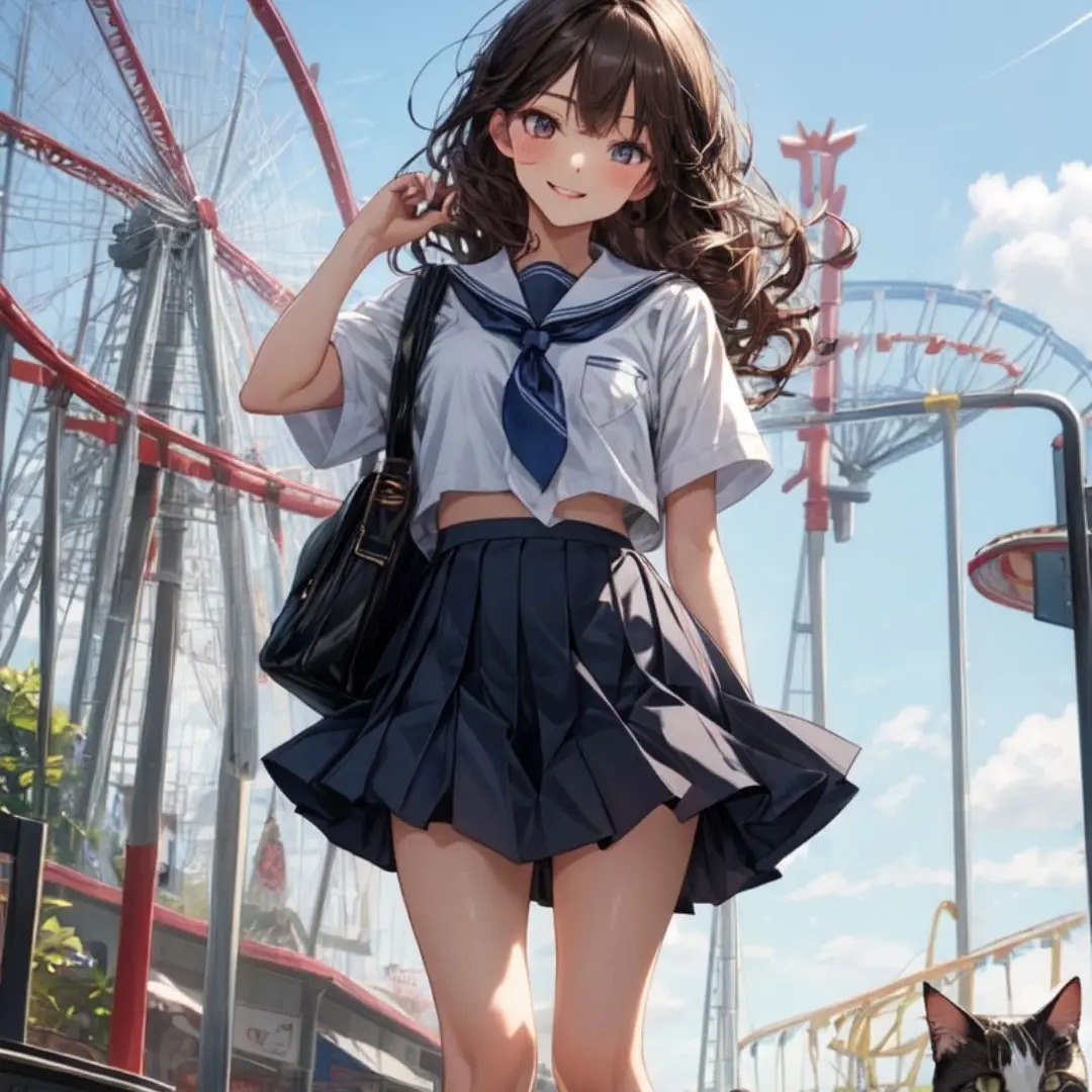 StupidUnau6607의 대학교 여사친과 놀이공원 데이트