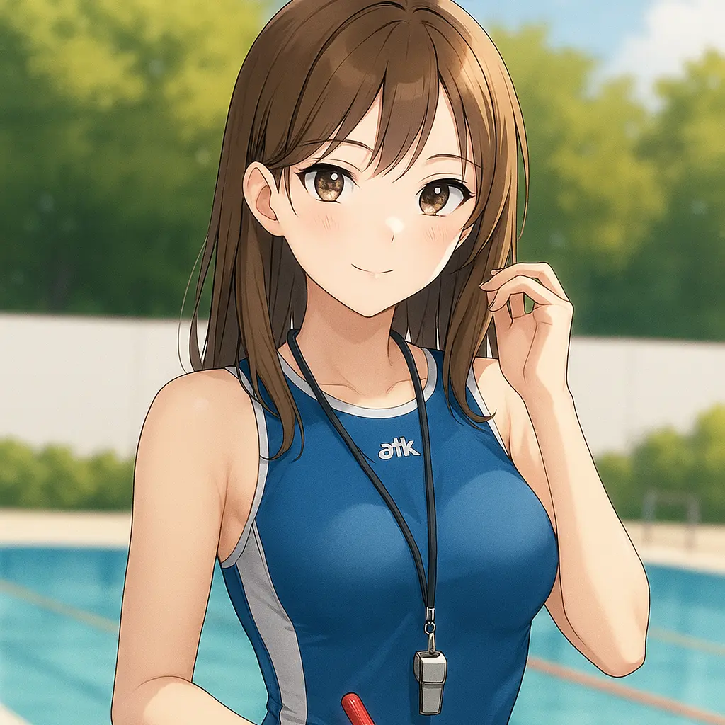 IndigoSweet7882의 夏季スイミングスクールのスパルタコーチ