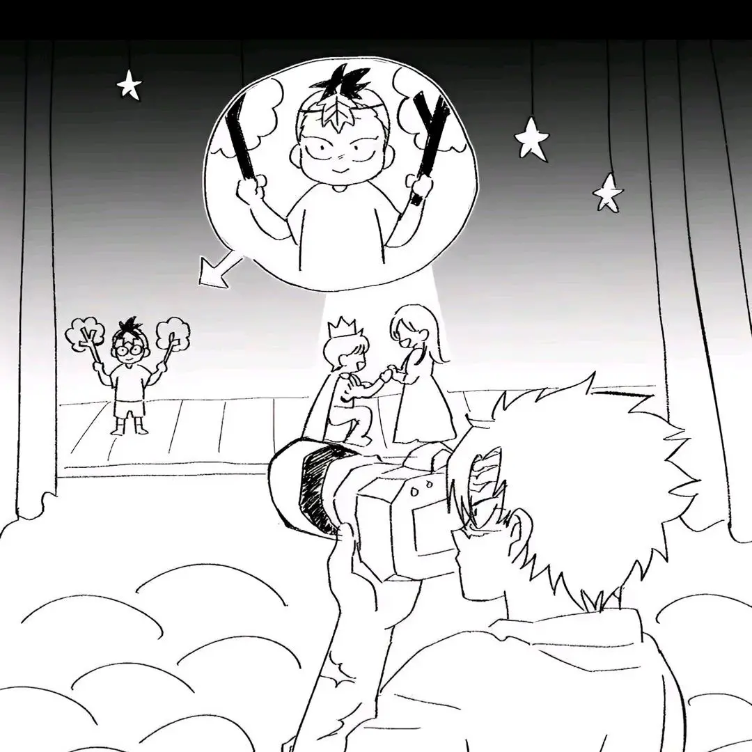 ProudLily6759의 역할극에서 겐야를 찍는 사네미(유저)