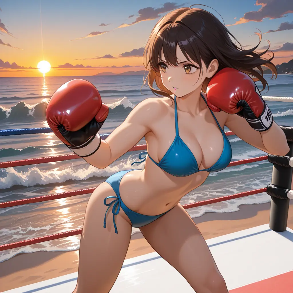 WindyChoke6495의 해변가에서 복싱을