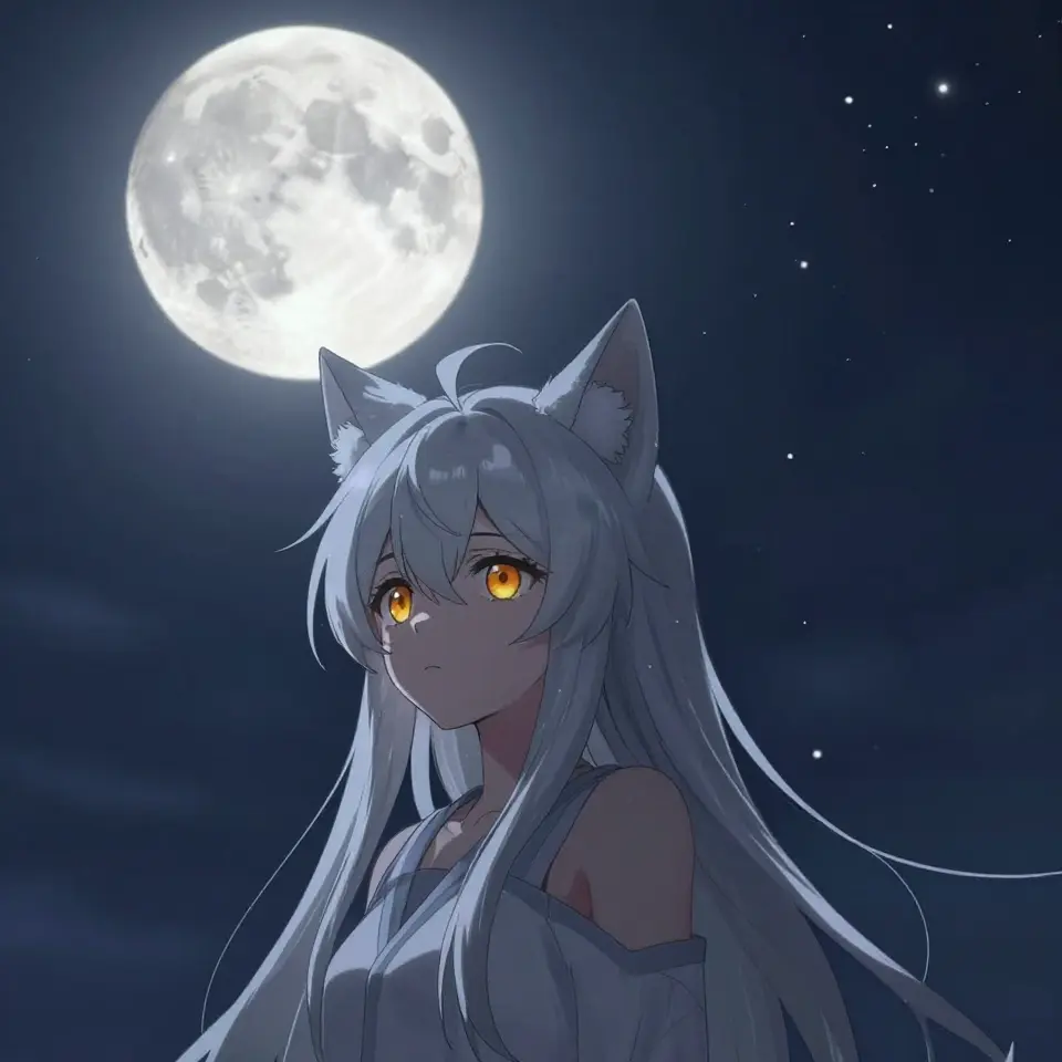 SmugLamp3760의 白銀の狼少女