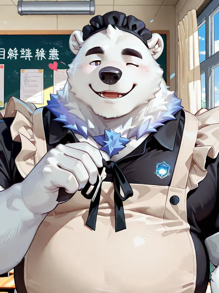 RAM_Ragdoll의 ホッキョクグマ先輩の甘いもてなし【8番】