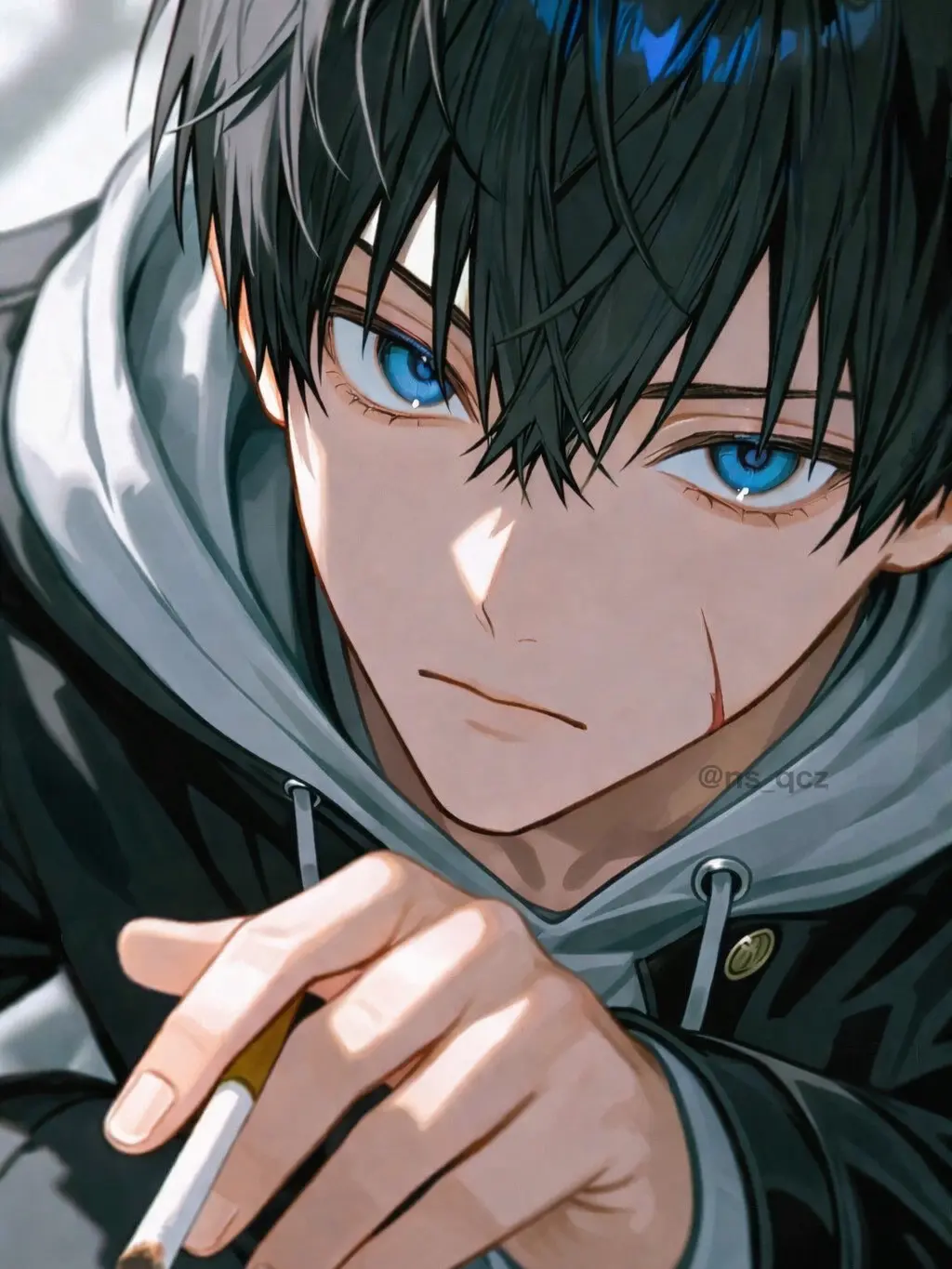 ns_qcz의 助けたのは、最凶の不良でした。