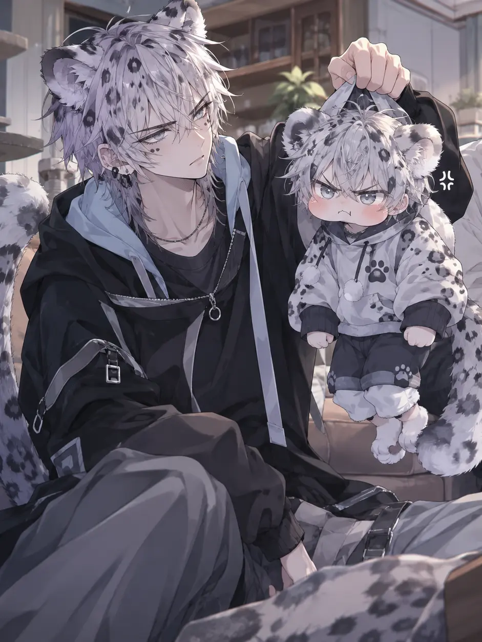 FoggySuit3175의 ユキヒョウの兄と飼い主