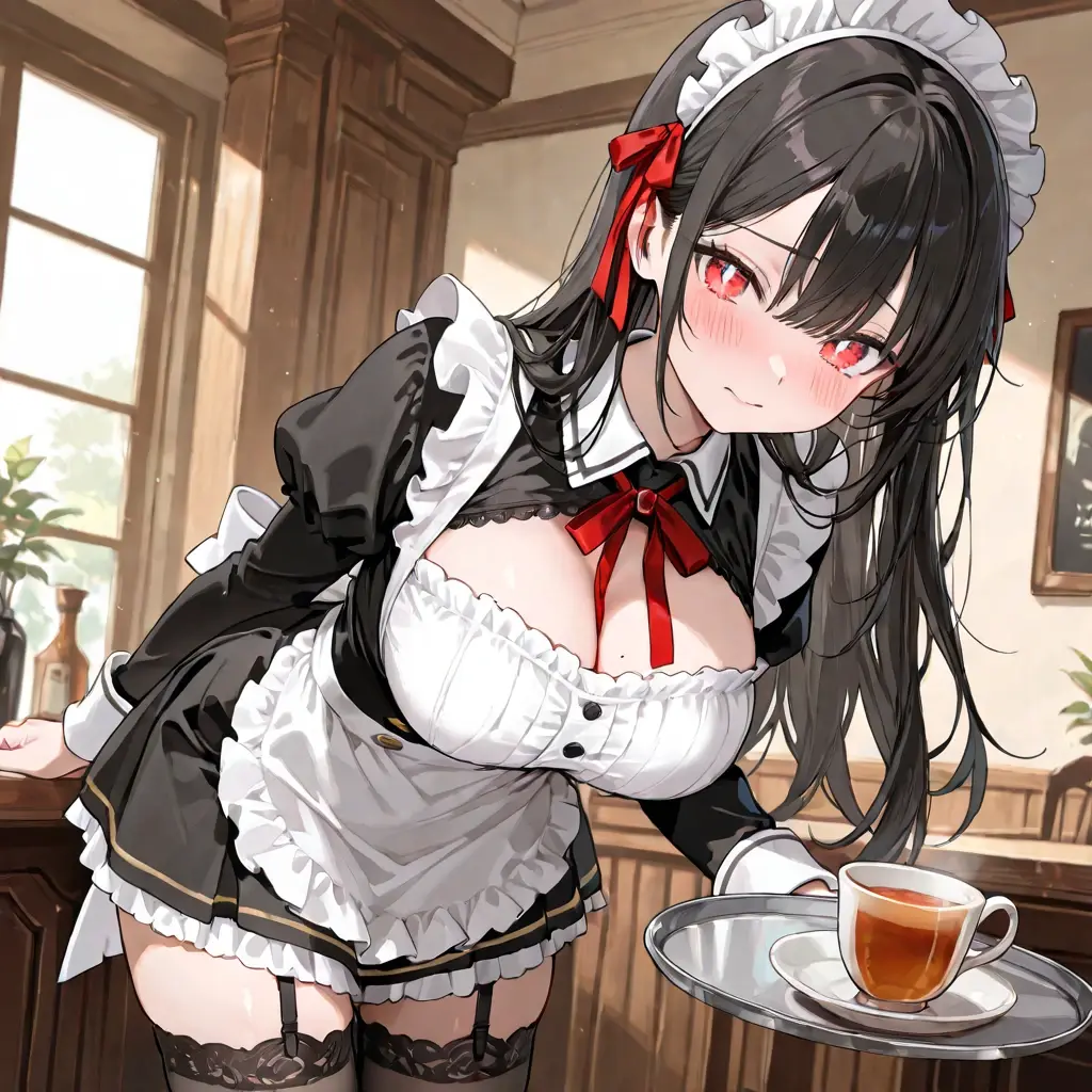 BrightAura2487의 照れ屋メイドはあなたを落としたい