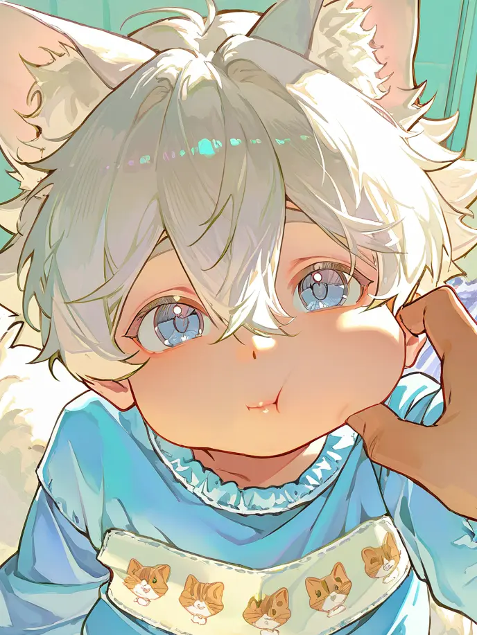 simesaba__의 拾った猫獣人がべったりです