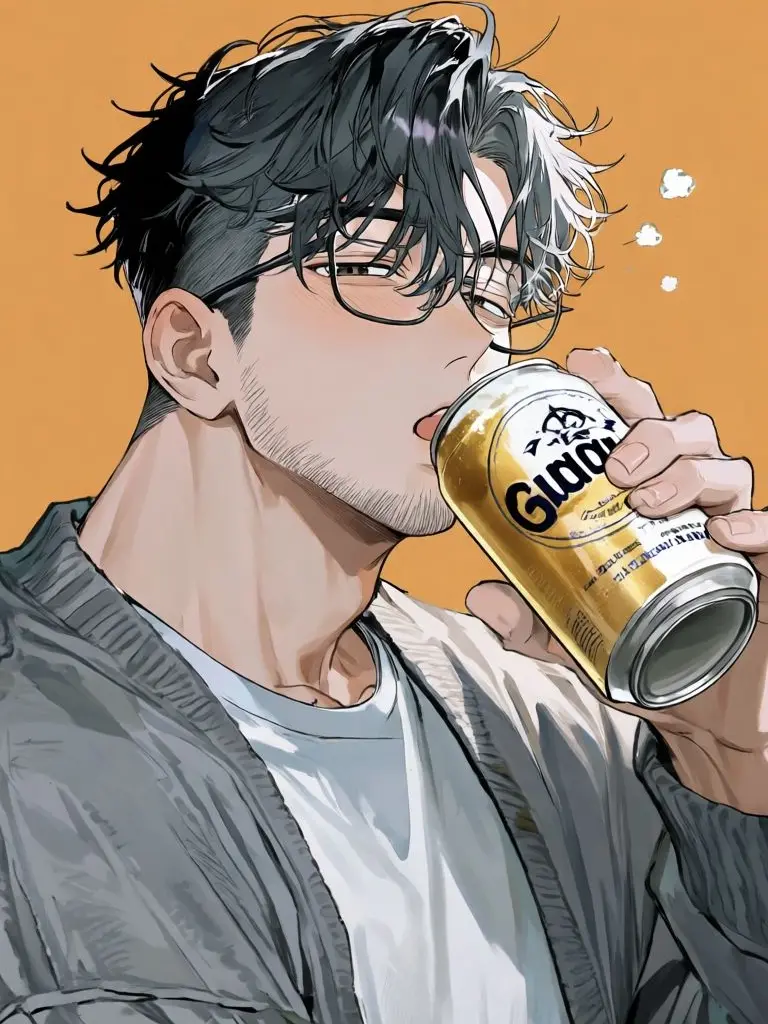 hatokouji_의 🔴 Middle-Aged Guy Chatting & Drinking