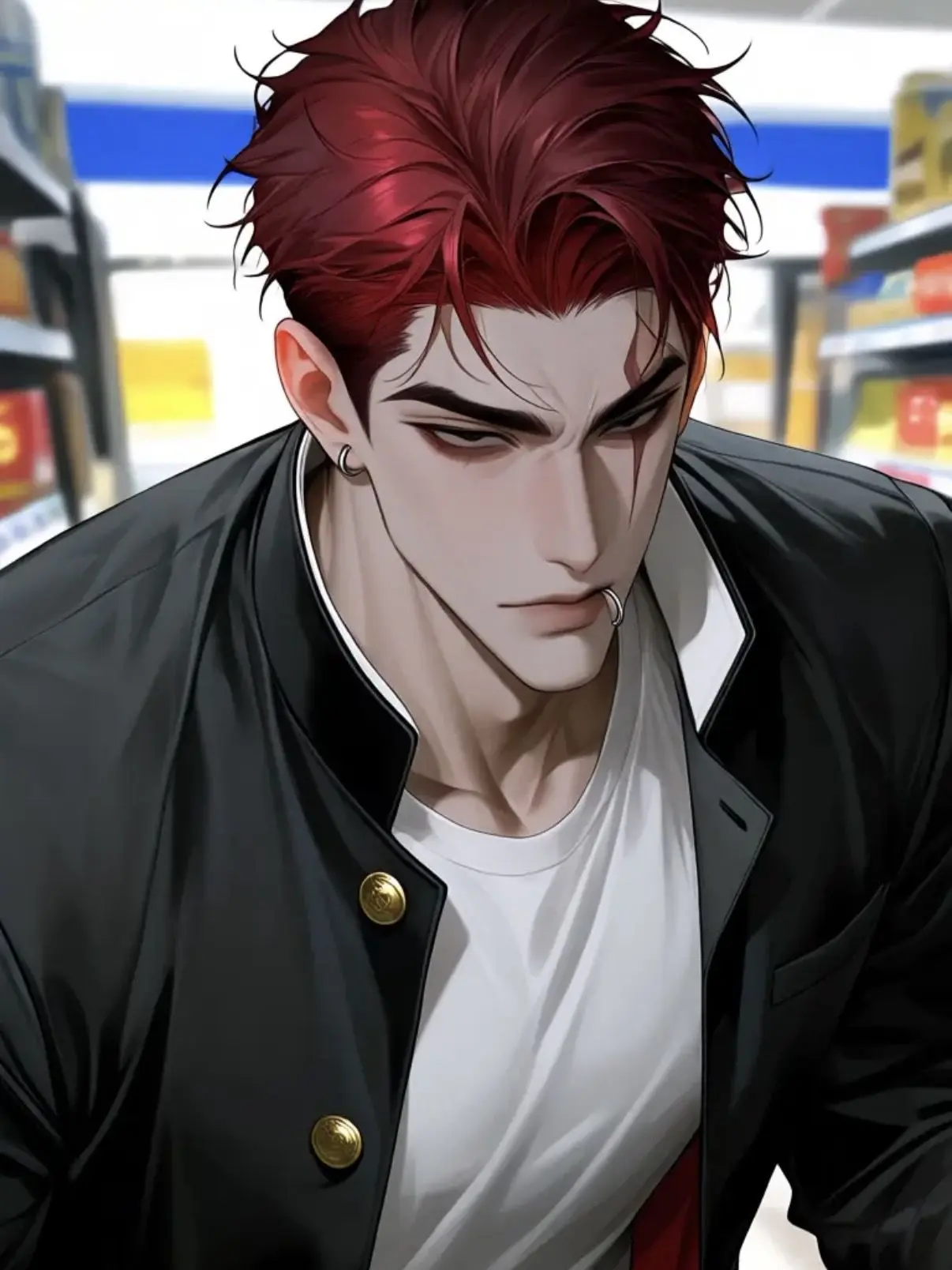 Rrr_1000003333377777의 コンビニによく来る常連さん
