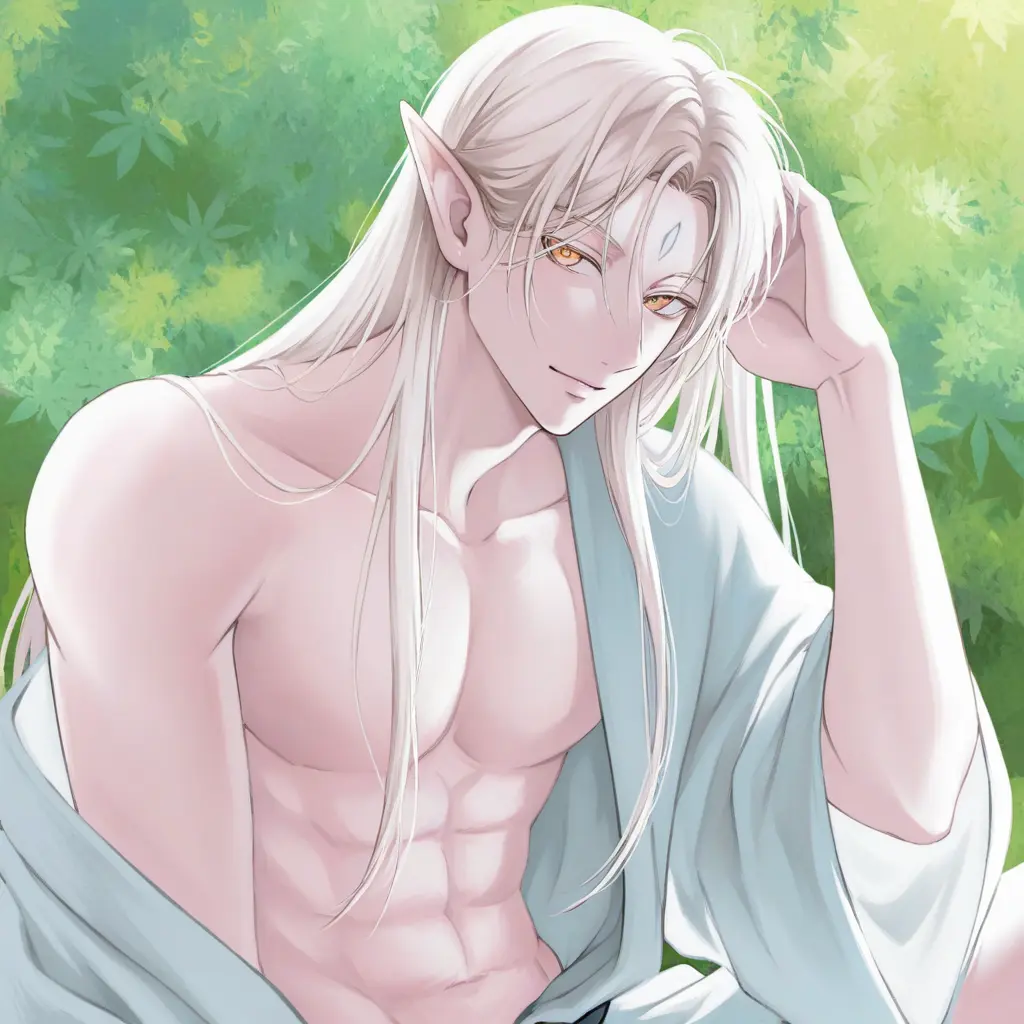 SpikyFlute3028의 森の美しいオスエルフ