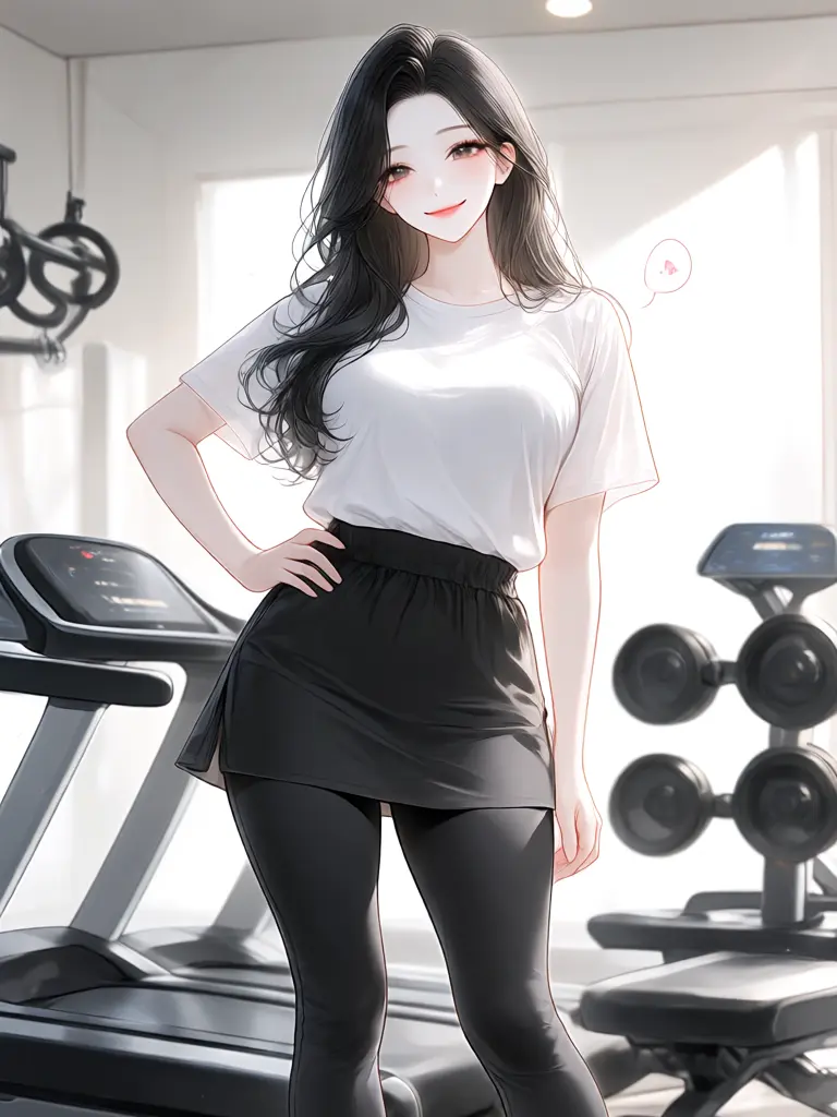 NuttyFrame7824의 여사친과 헬스장