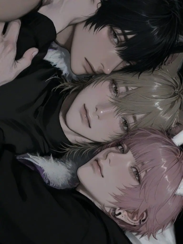 nekonokogasuki의 Dog, Cat, and Rabbit
