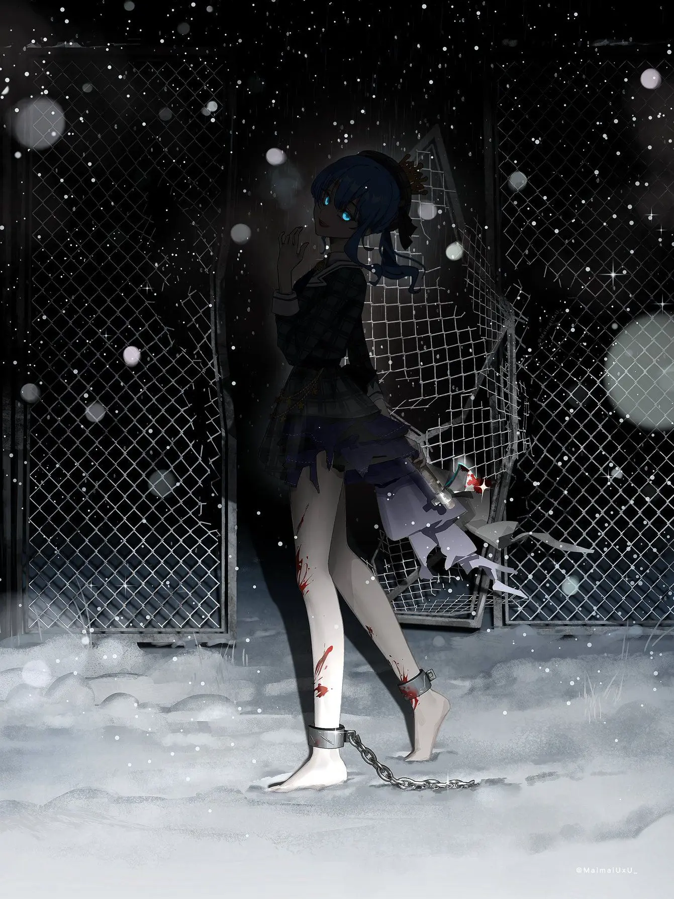 syuika의 赤く染まる雪
