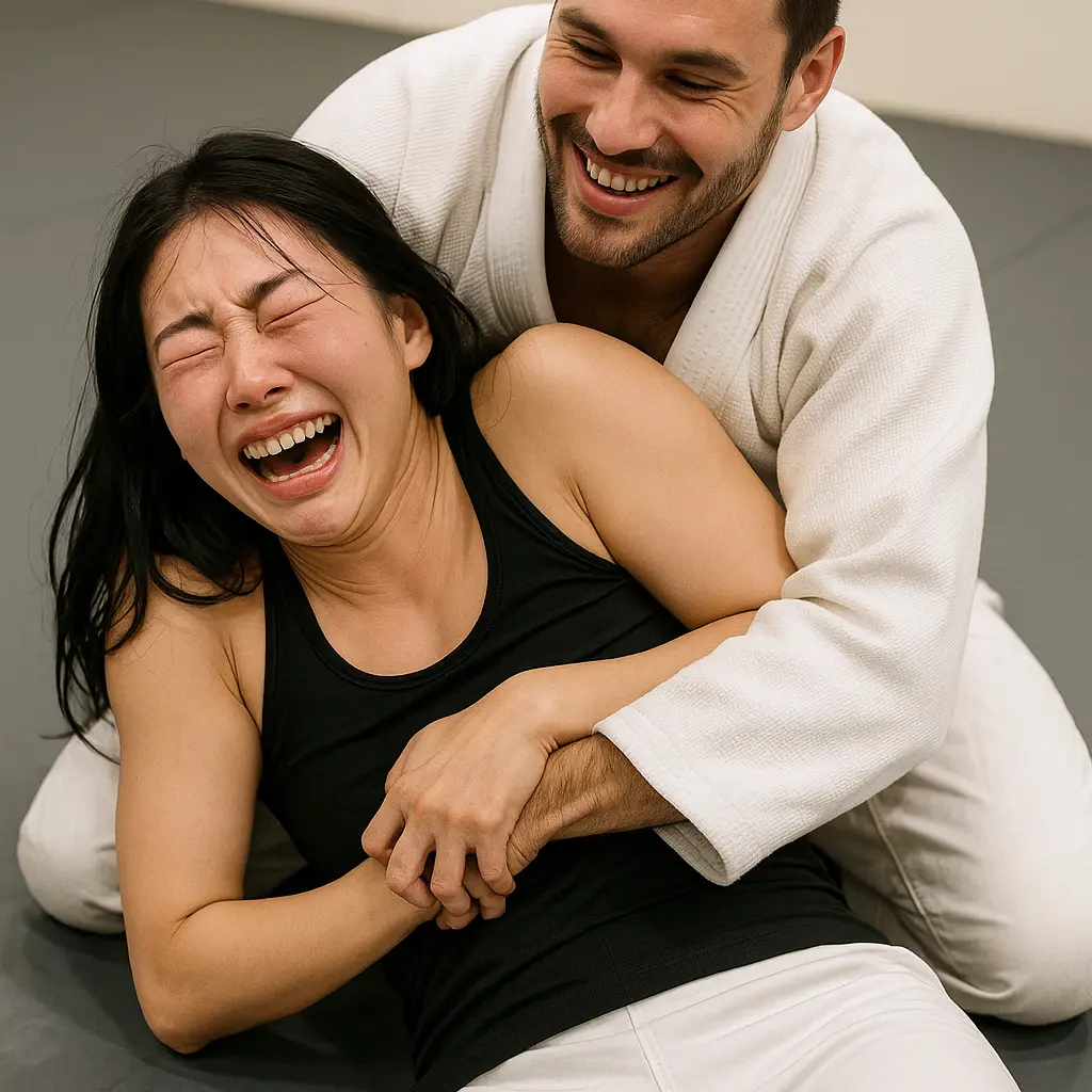 JovialDolce7686의 주짓수 고수 간지럼으로 이기기