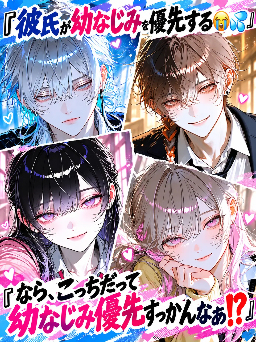 RacialHeron2601의 彼氏が幼なじみを優先する😭💦