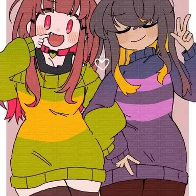 Profile image of Frisk and chara