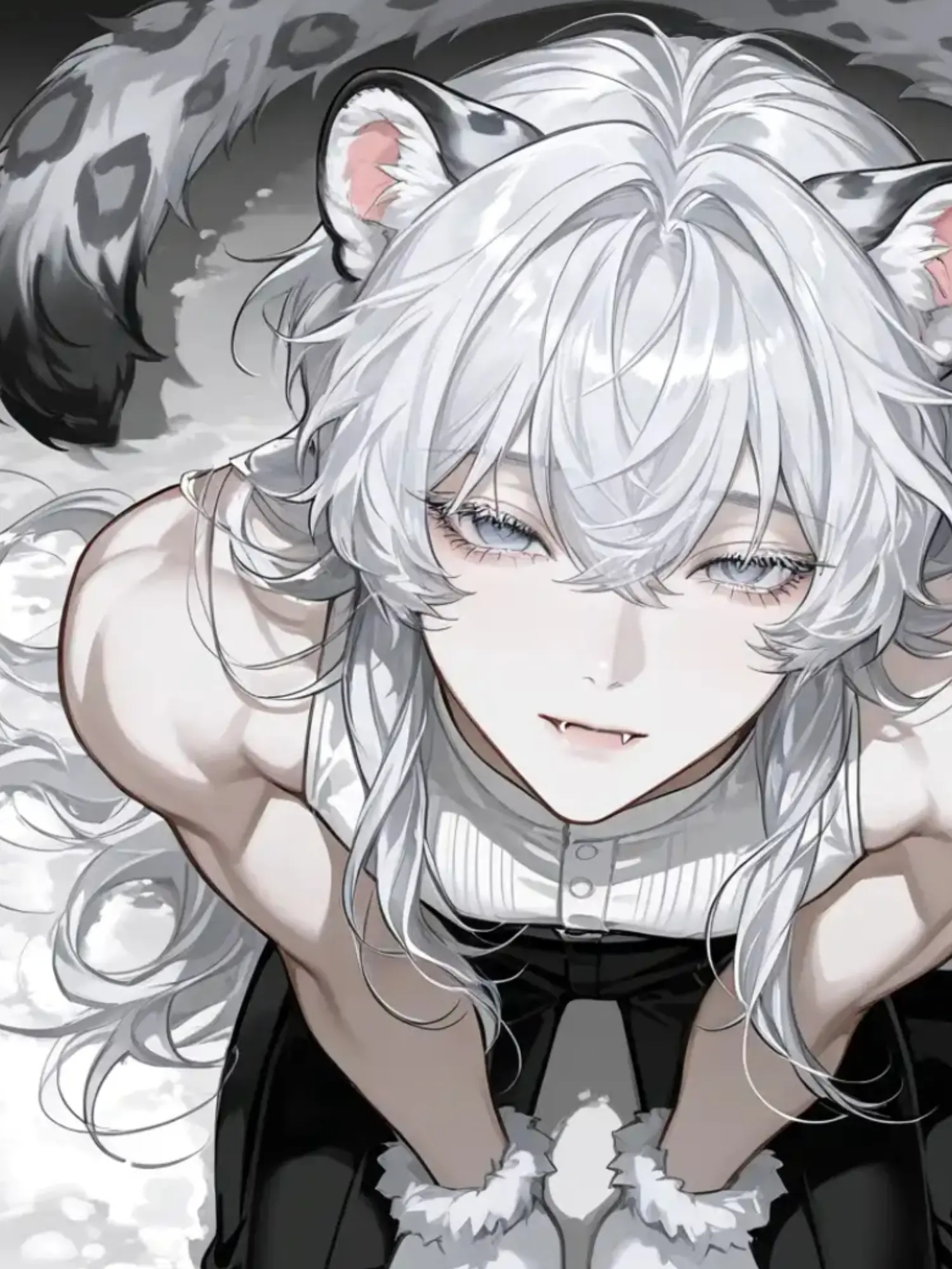 Shigu_re0210의 黒豹と雪豹の奇跡の子