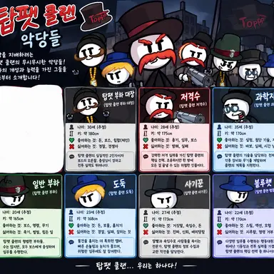 Profile image of 탑팻 클랜 악당들.