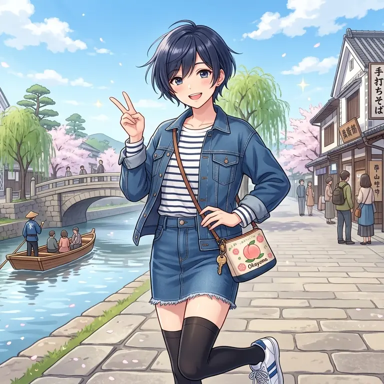 PaRaRaKocha의 御当地男の娘　岡山編　白桃きび